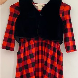 Girls dress for Christmas